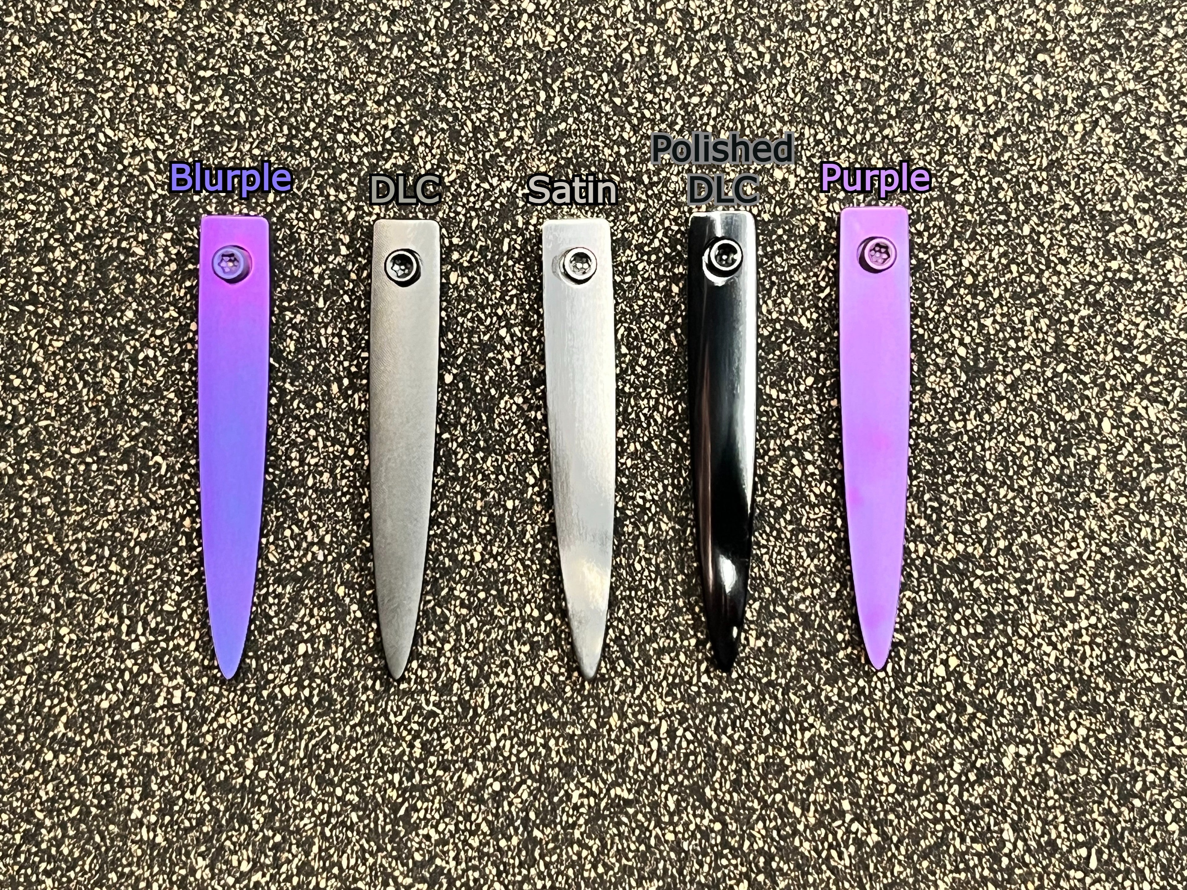 Milled Titanium Pocket Clip (for Graviton)